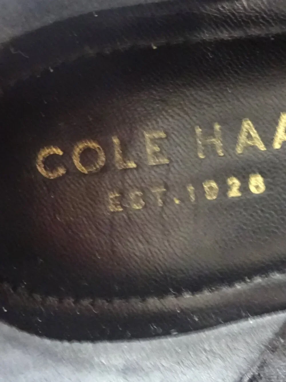 Cole Haan Black Suede Wedge Pumps - Size 9